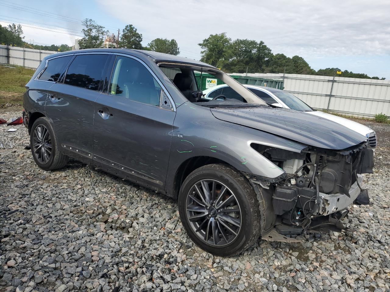 2016 Infiniti QX60 VIN 5N1AL0MNXGC511012 Copart auction photo, front end / rear end damage thumbnail 4