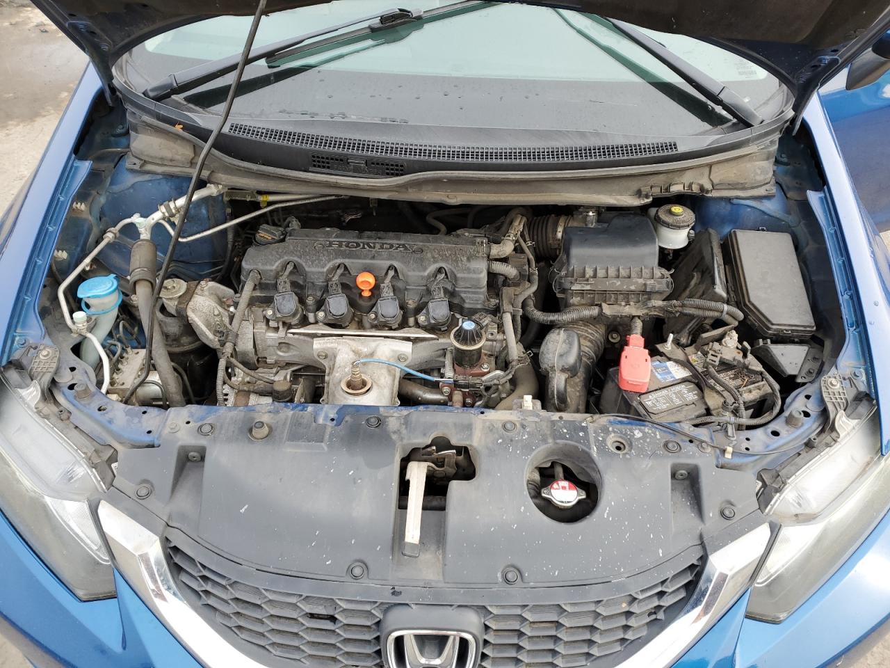 2015 Honda Civic VIN 19XFB2F5XFE279153 Copart auction photo, side damage thumbnail 13