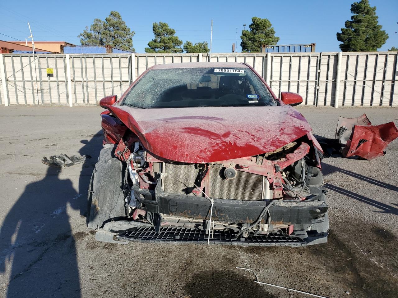 2017 Toyota Corolla VIN 2T1BURHE2HC942523 Copart auction photo, front end damage thumbnail 5