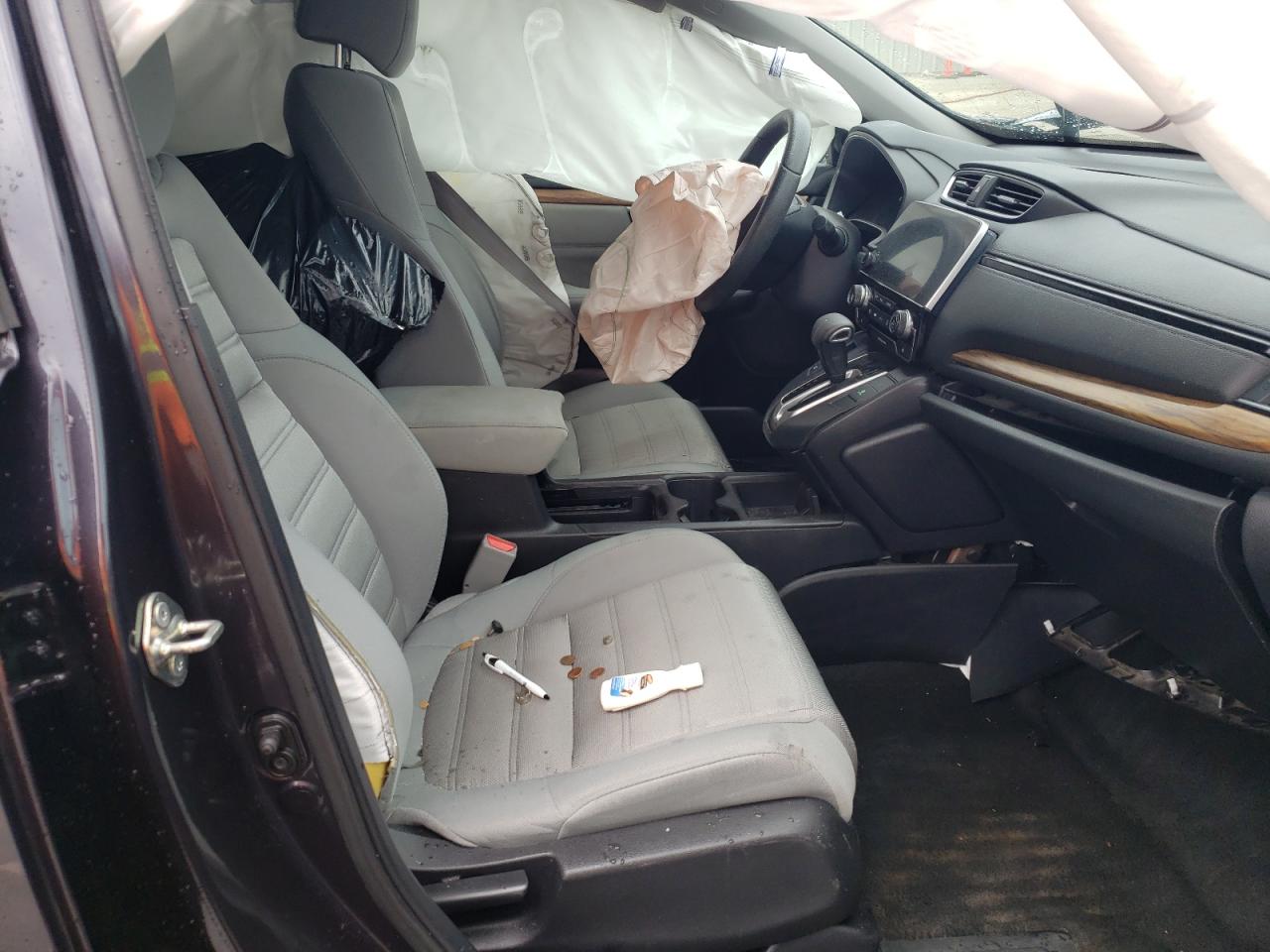 2019 Honda CR-V VIN 7FARW1H5XKE024102 Copart auction photo, front end / side damage thumbnail 7