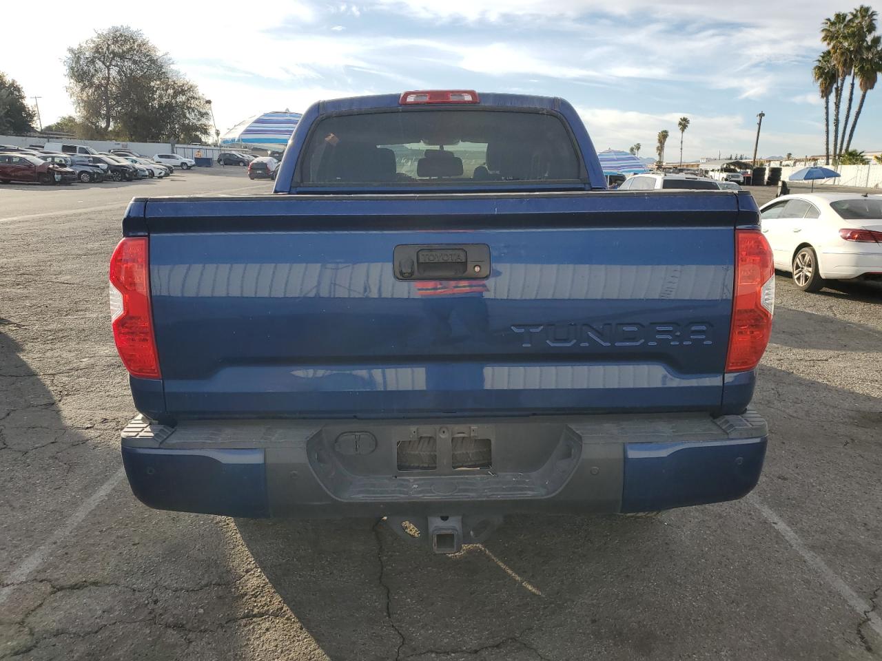 2014 Toyota Tundra VIN 5TFFY5F14EX154192 Copart auction photo, burn - engine / front end damage thumbnail 6