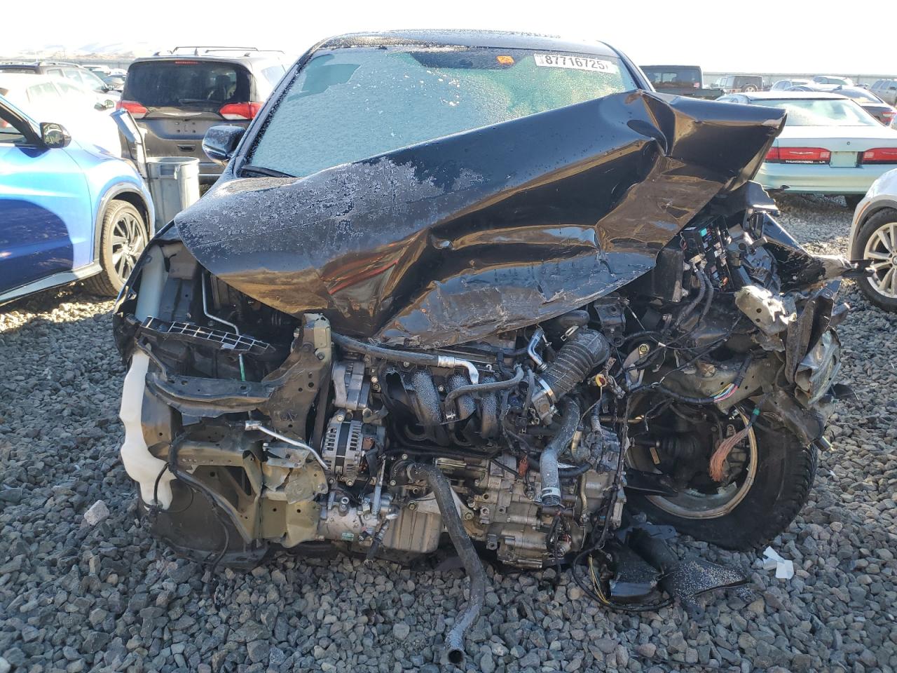 2014 Honda CR-V VIN 5J6RM4H57EL007868 Copart auction photo, front end damage thumbnail 5