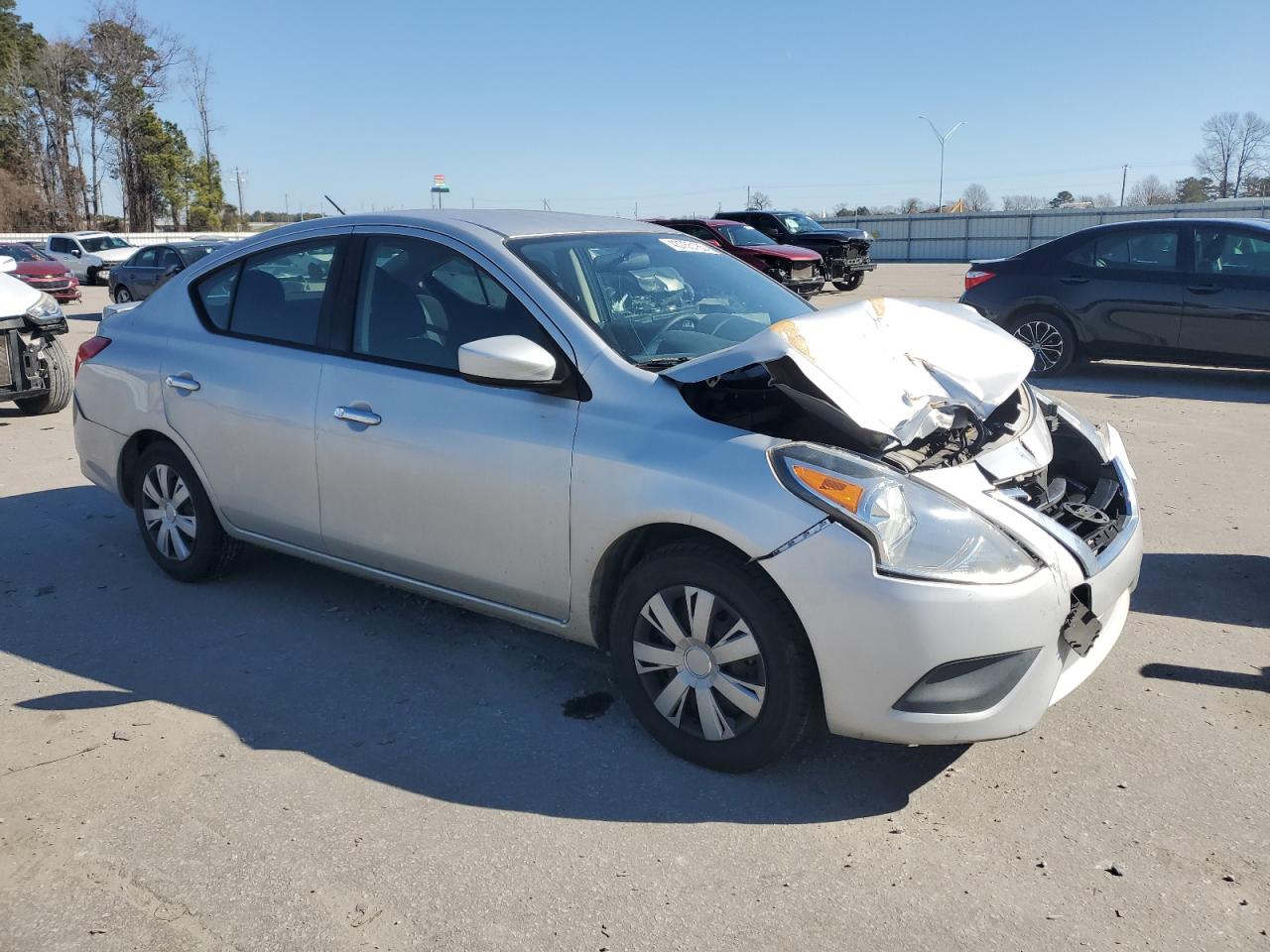 2017 Nissan Versa VIN 3N1CN7AP0HK430573 Copart auction photo, front end damage thumbnail 4