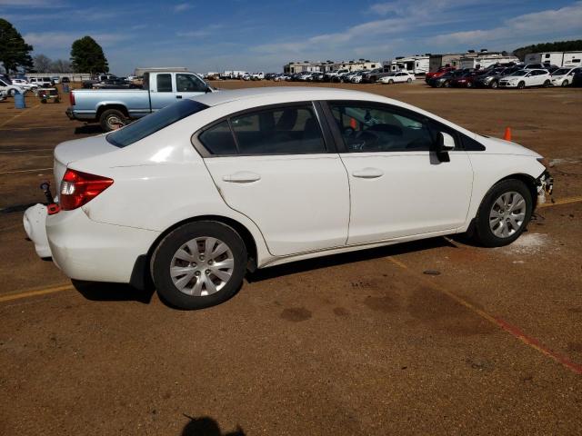 2012 Honda Civic VIN 2HGFB2F54CH561497 Copart auction photo, front end damage thumbnail 3