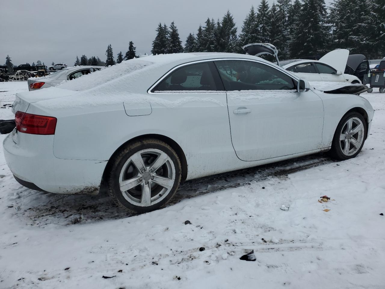 2013 Audi A5 VIN WAULFAFR4DA016545 Copart auction photo, front end damage thumbnail 3