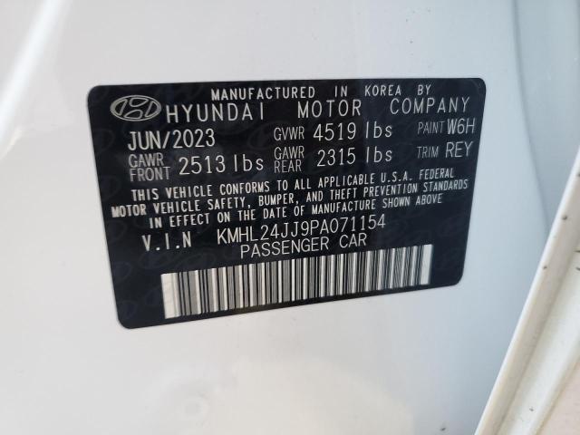2023 Hyundai Sonata VIN KMHL24JJ9PA071154 Copart auction photo, all over / undercarriage damage thumbnail 12