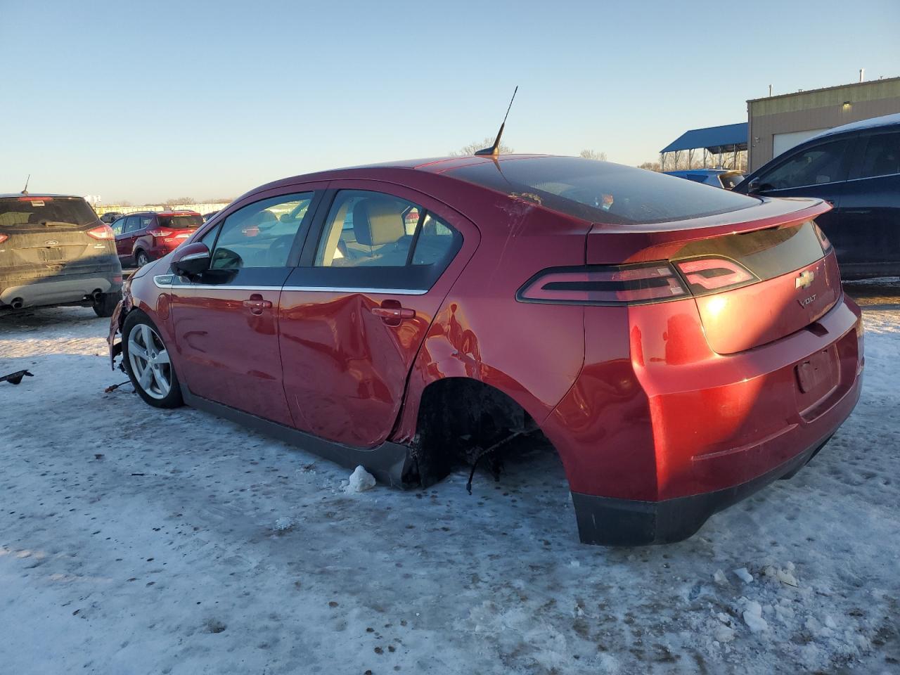 2013 Chevrolet Volt VIN 1G1RD6E41DU103624 Copart auction photo, all over / undercarriage damage thumbnail 2