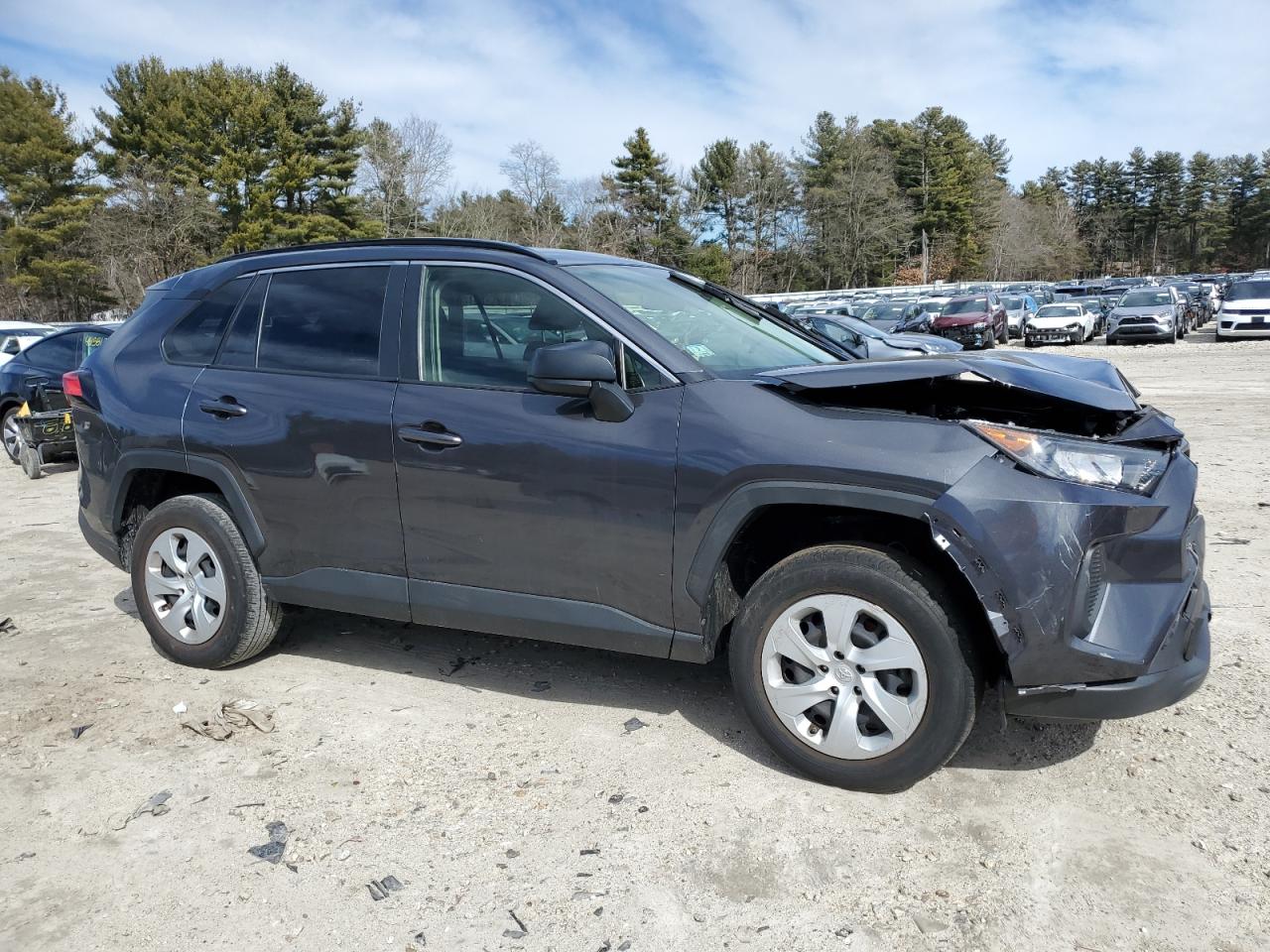 2019 Toyota RAV 4 VIN JTMF1RFV0KD523738 Copart auction photo, front end damage thumbnail 4