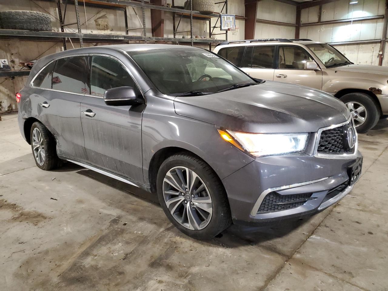 2017 Acura MDX VIN 5FRYD4H54HB020083 Copart auction photo, rear end / minor dent/scratches damage thumbnail 4
