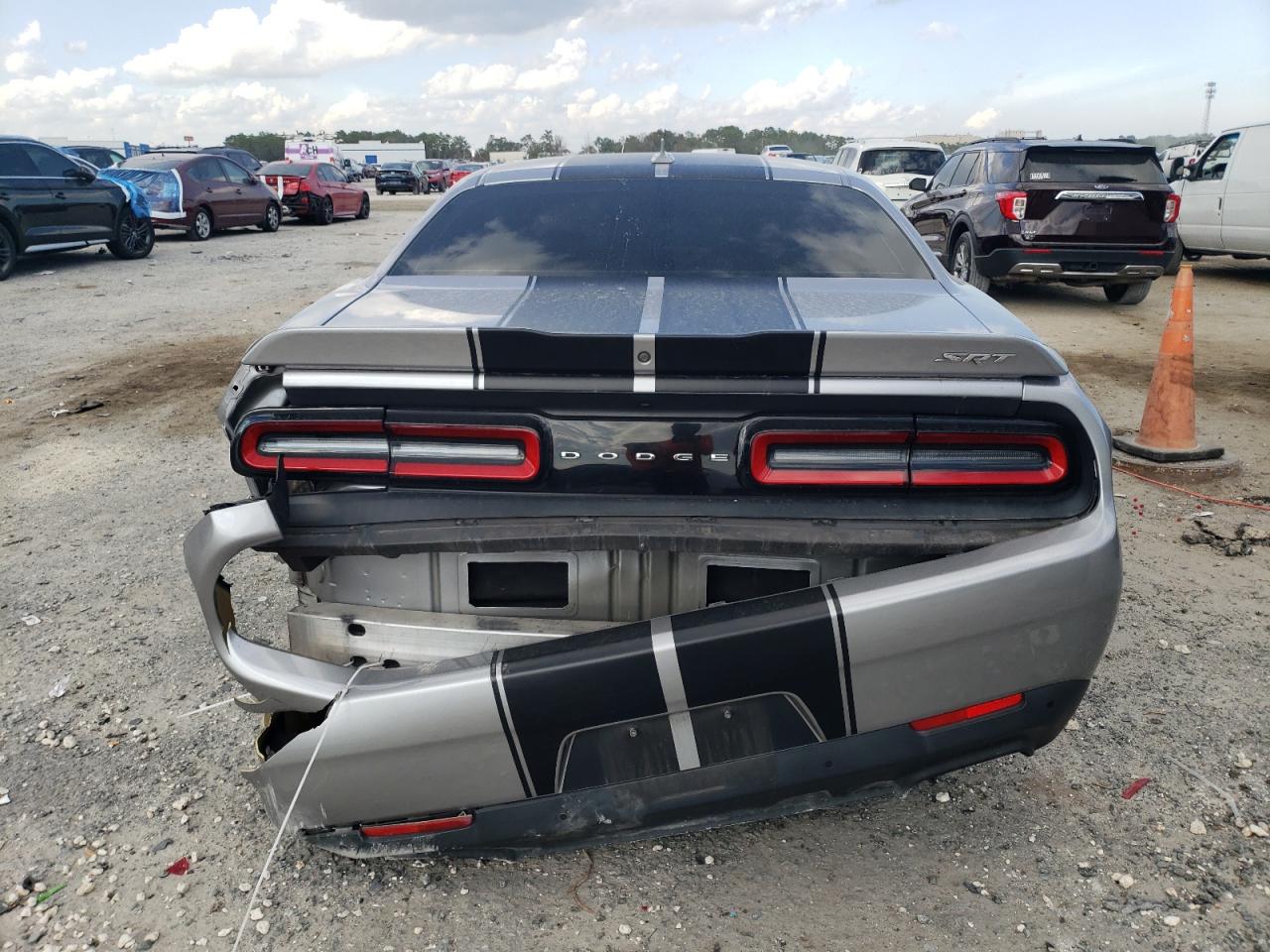 2016 Dodge Challenger VIN 2C3CDZDJ5GH192356 Copart auction photo, rear end / side damage thumbnail 6