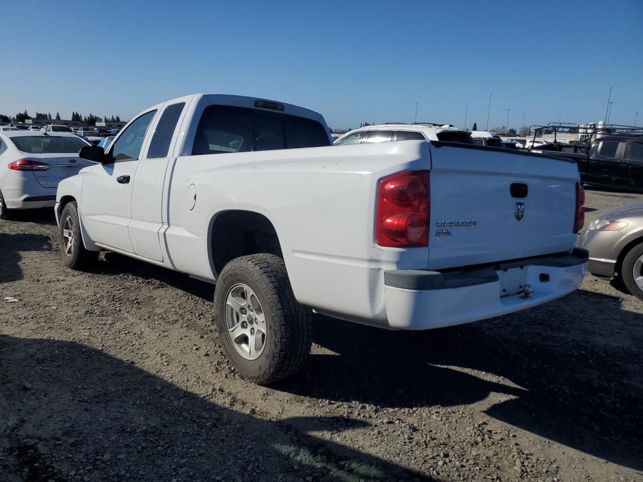 2007 Dodge Dakota VIN 1D7HE42K47S197186 Copart auction photo, front end / rear end damage thumbnail 2