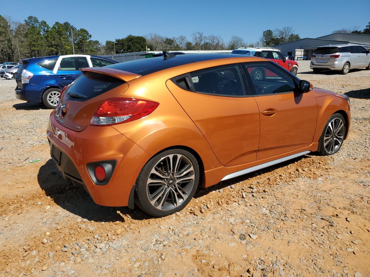 2016 Hyundai Veloster VIN KMHTC6AEXGU273219 Copart auction photo, minor dent/scratches damage thumbnail 3