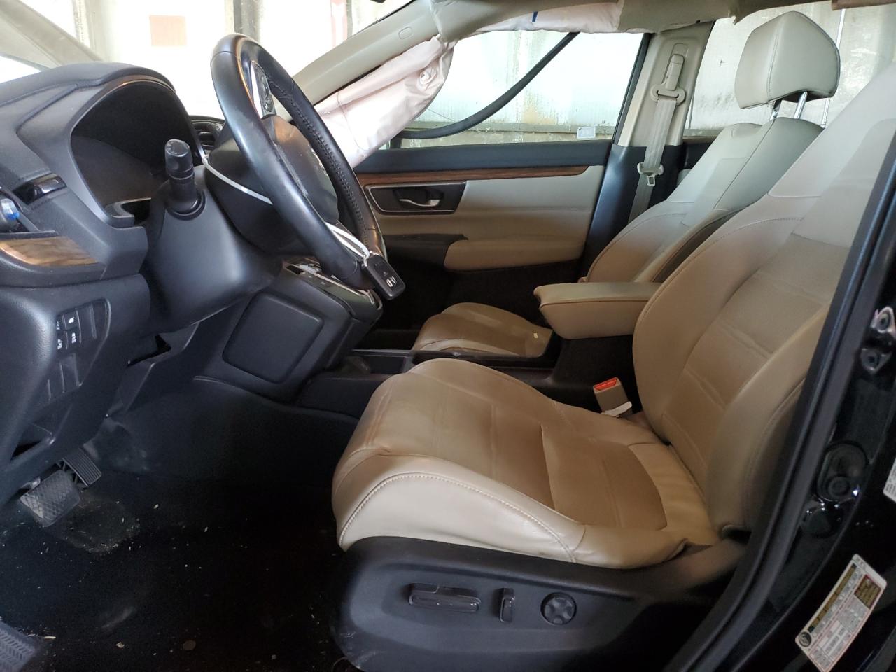 2017 Honda CR-V VIN 7FARW1H80HE033457 Copart auction photo, front end / side damage thumbnail 7