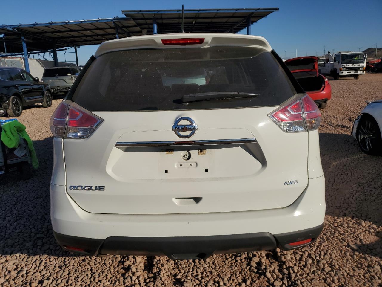 2016 Nissan Rogue VIN 5N1AT2MV6GC795461 Copart auction photo, front end damage thumbnail 6