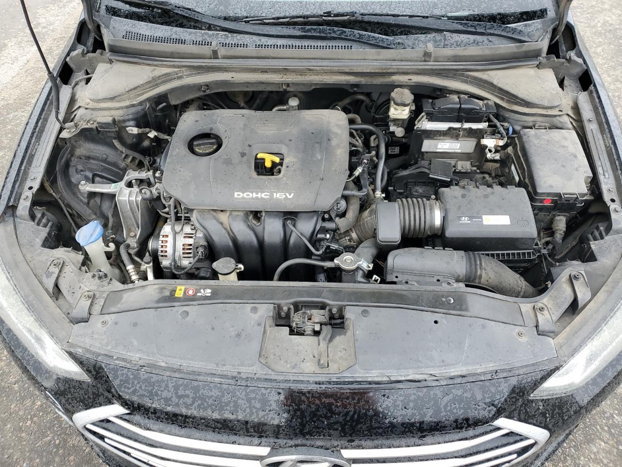 2017 Hyundai Elantra VIN 5NPD84LF5HH034094 Copart auction photo, vandalism damage thumbnail 11