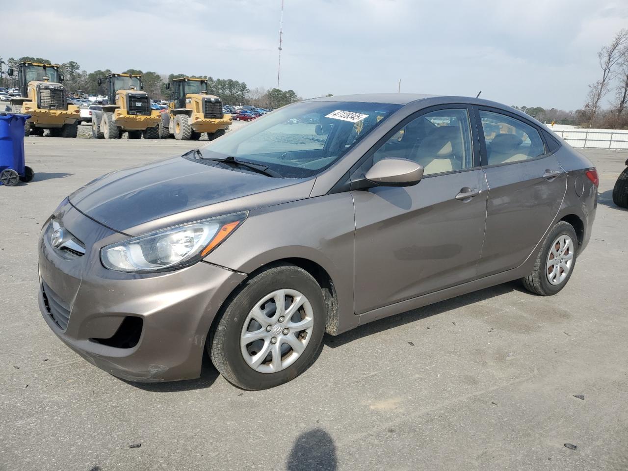 2014 Hyundai Accent VIN KMHCT4AE2EU623671 - Copart auction photo