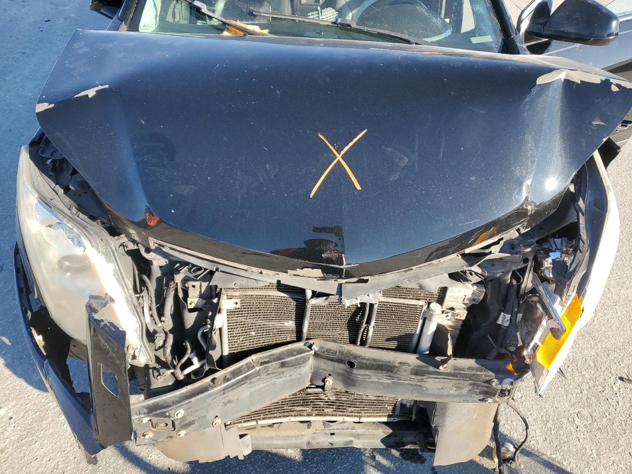 2011 Cadillac SRX VIN 3GYFNBEY4BS584351 Copart auction photo, front end / side damage thumbnail 12