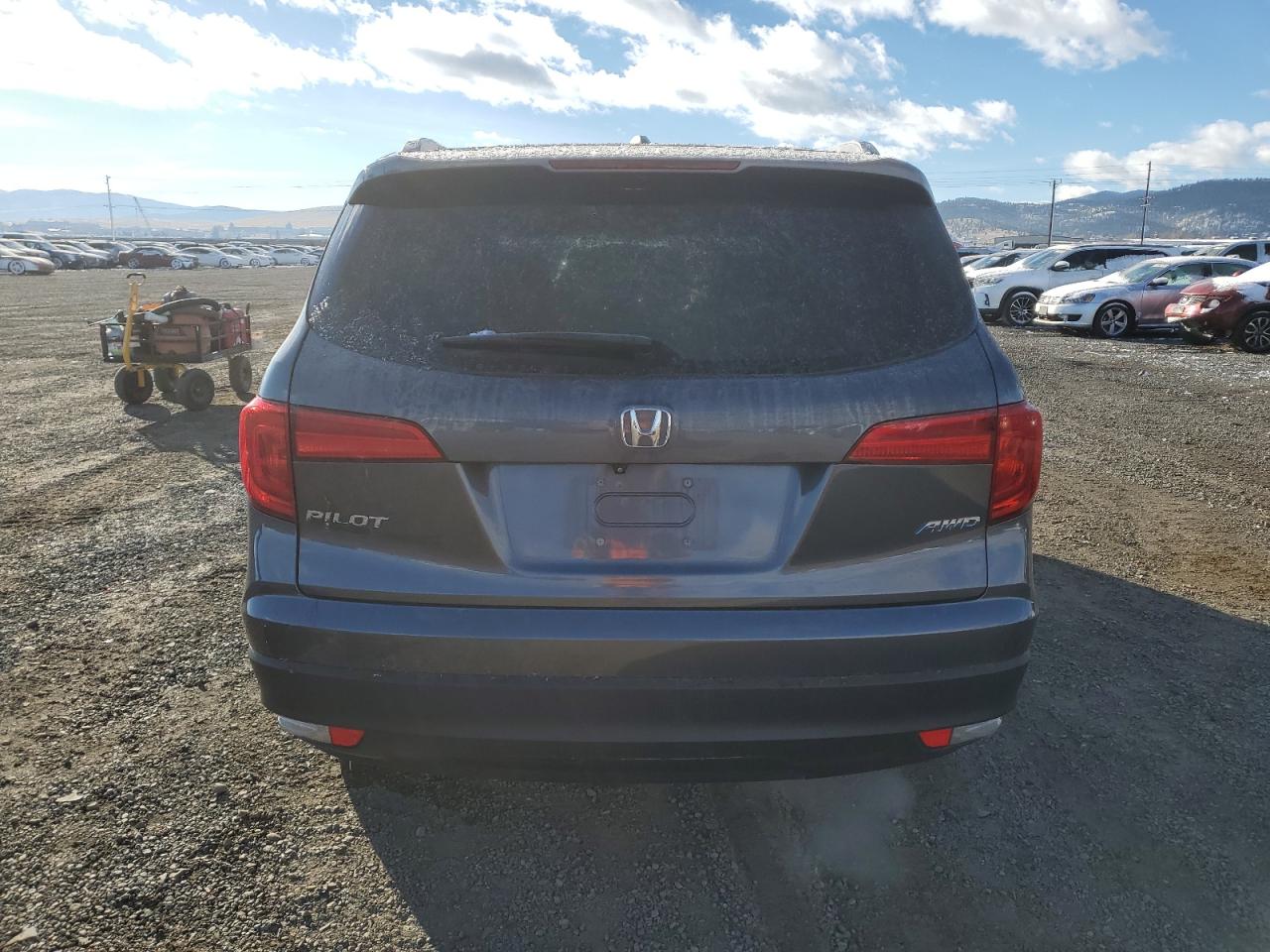 2016 Honda Pilot VIN 5FNYF6H86GB059533 Copart auction photo, front end / minor dent/scratches damage thumbnail 6
