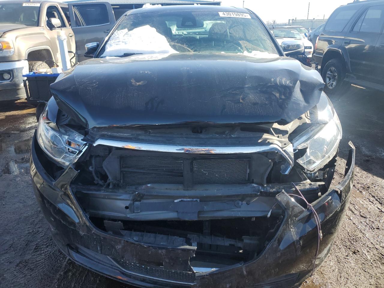 2016 Ford Taurus VIN 1FAHP2J83GG107808 Copart auction photo, front end damage thumbnail 5