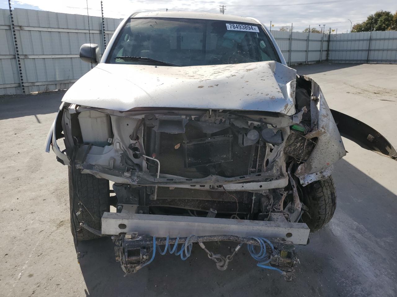 2007 Toyota Tacoma VIN 5TETU62N57Z411966 Copart auction photo, front end damage thumbnail 5