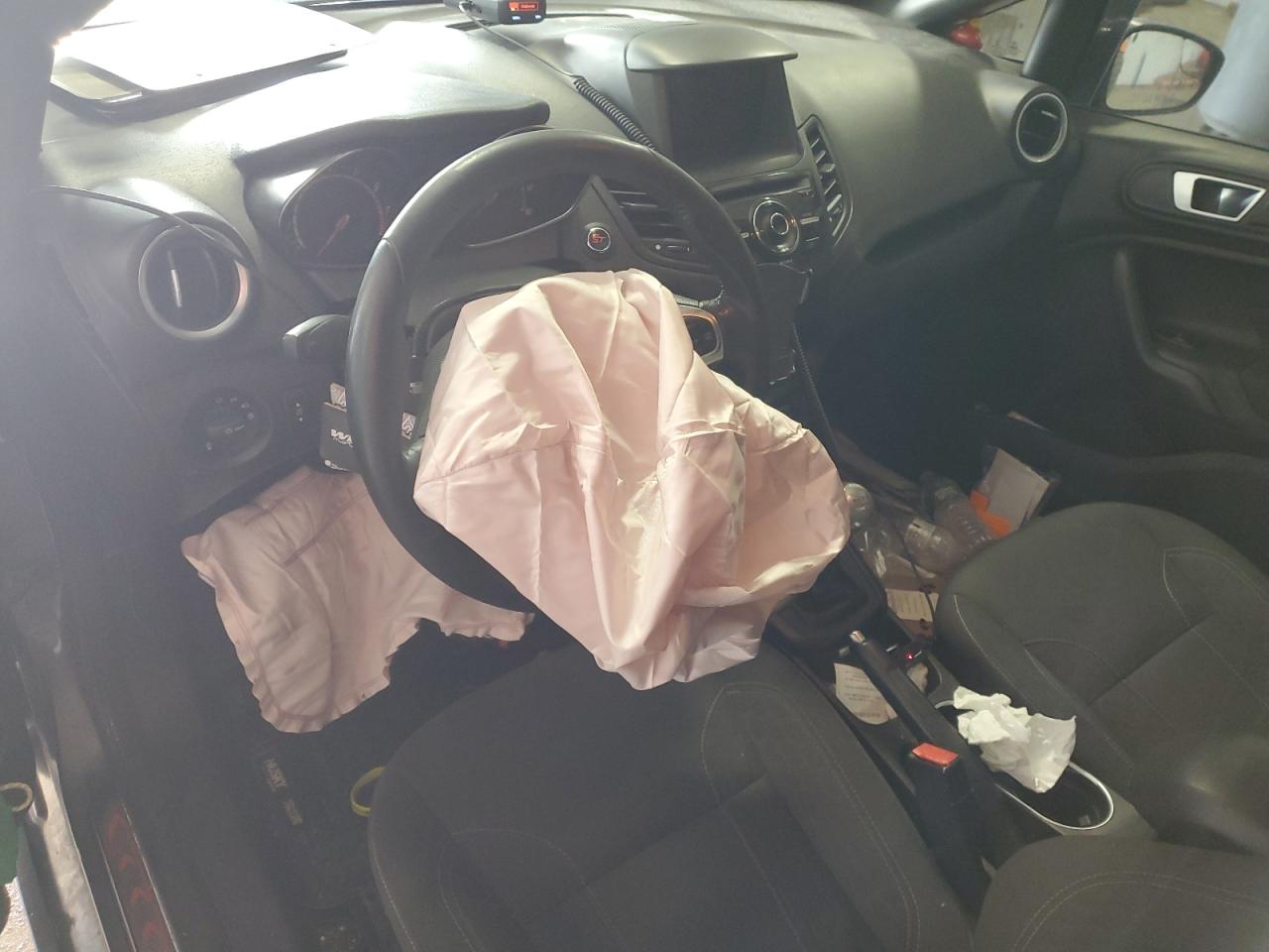 2018 Ford Fiesta VIN 3FADP4GX7JM111477 Copart auction photo, all over damage thumbnail 8