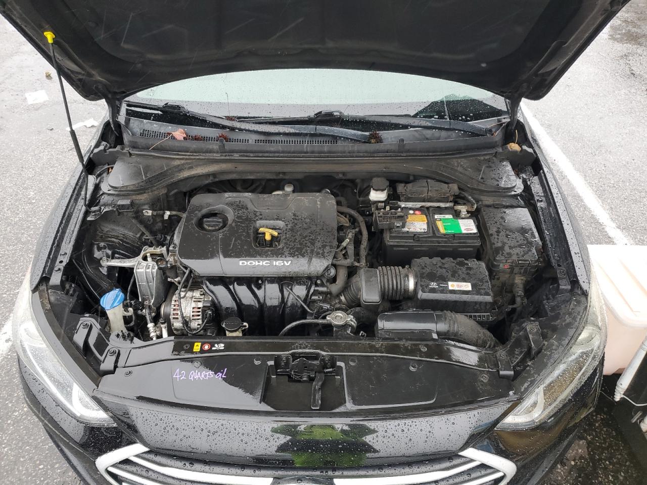 2017 Hyundai Elantra VIN 5NPD84LF6HH176695 Copart auction photo, rear end damage thumbnail 11