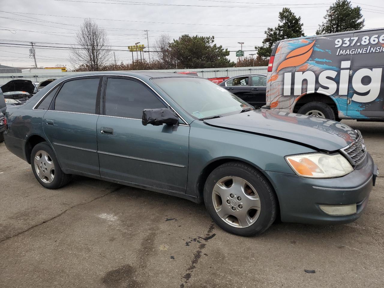 2003 Toyota Avalon VIN 4T1BF28B03U319870 Copart auction photo, front end / undercarriage damage thumbnail 4