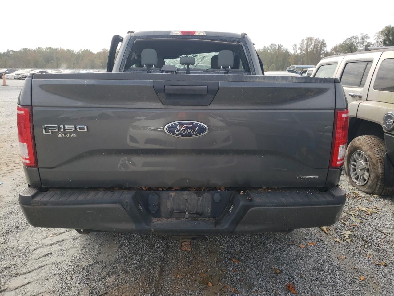 2016 Ford F-150 VIN 1FTEX1E83GFD58450 Copart auction photo, top/roof damage thumbnail 6