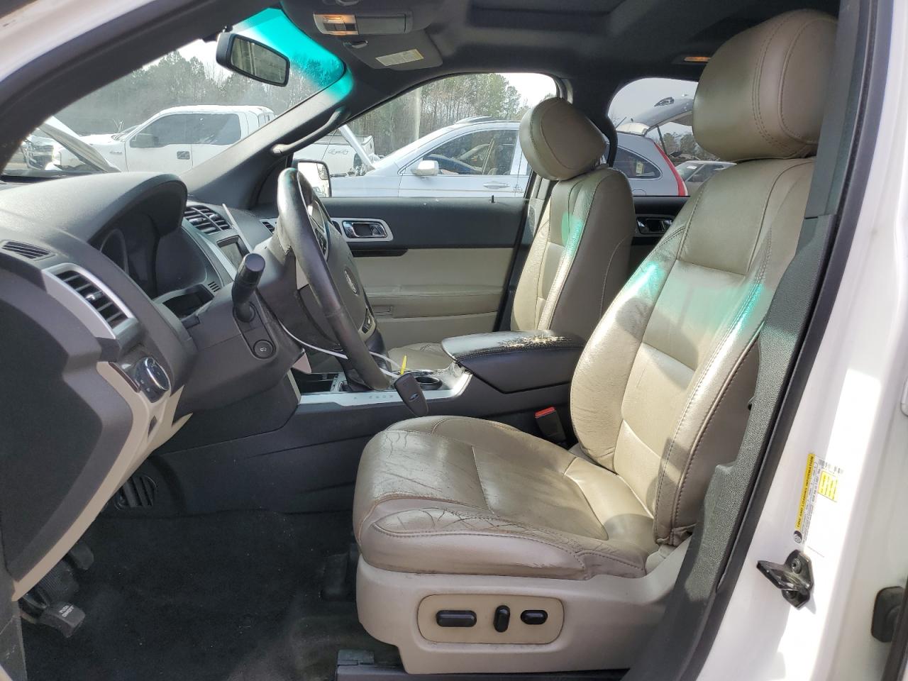 2015 Ford Explorer VIN 1FM5K7F85FGB16358 Copart auction photo, front end damage thumbnail 7