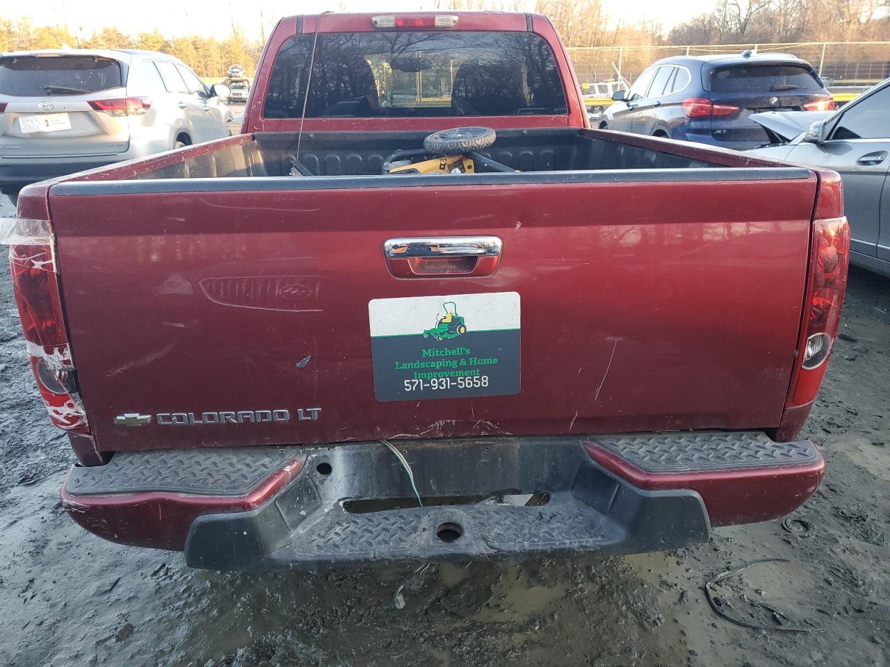 2011 Chevrolet Colorado VIN 1GCESCF93B8126574 Copart auction photo, side / mechanical damage thumbnail 6