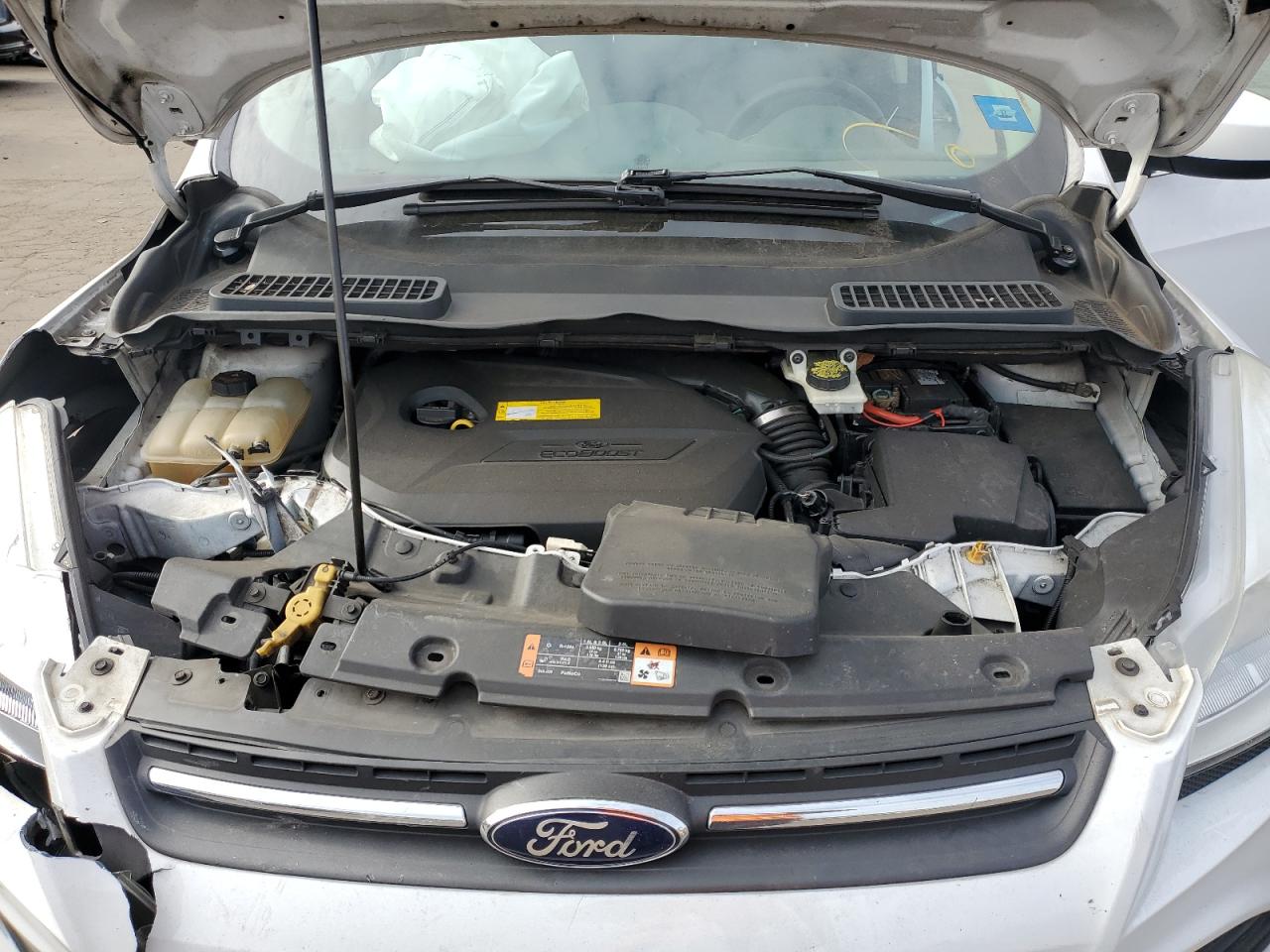 2015 Ford Escape VIN 1FMCU9GX1FUA86280 Copart auction photo, front end damage thumbnail 13