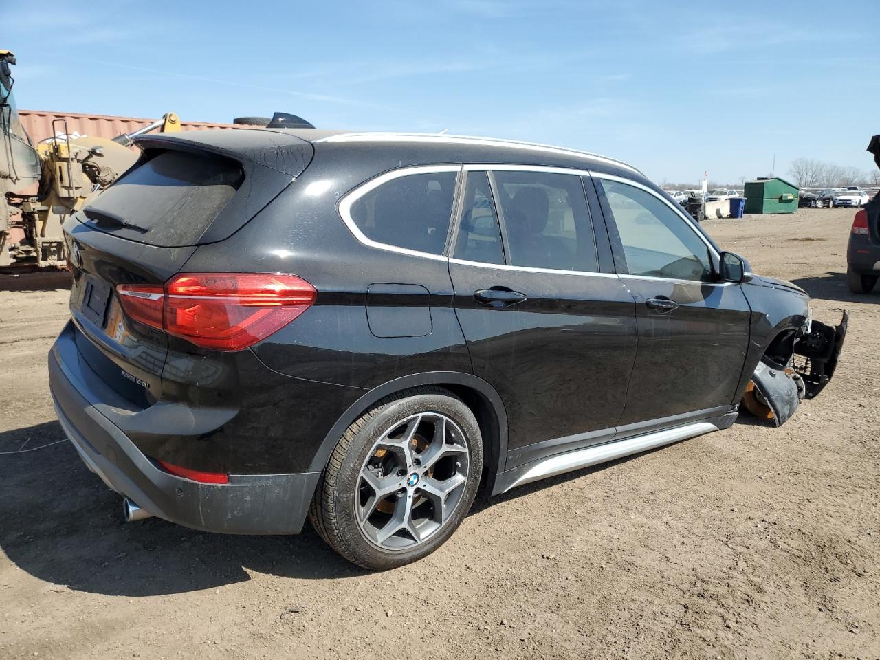2019 BMW X1 VIN WBXHT3C59K5L90348 Copart auction photo, front end / undercarriage damage thumbnail 3