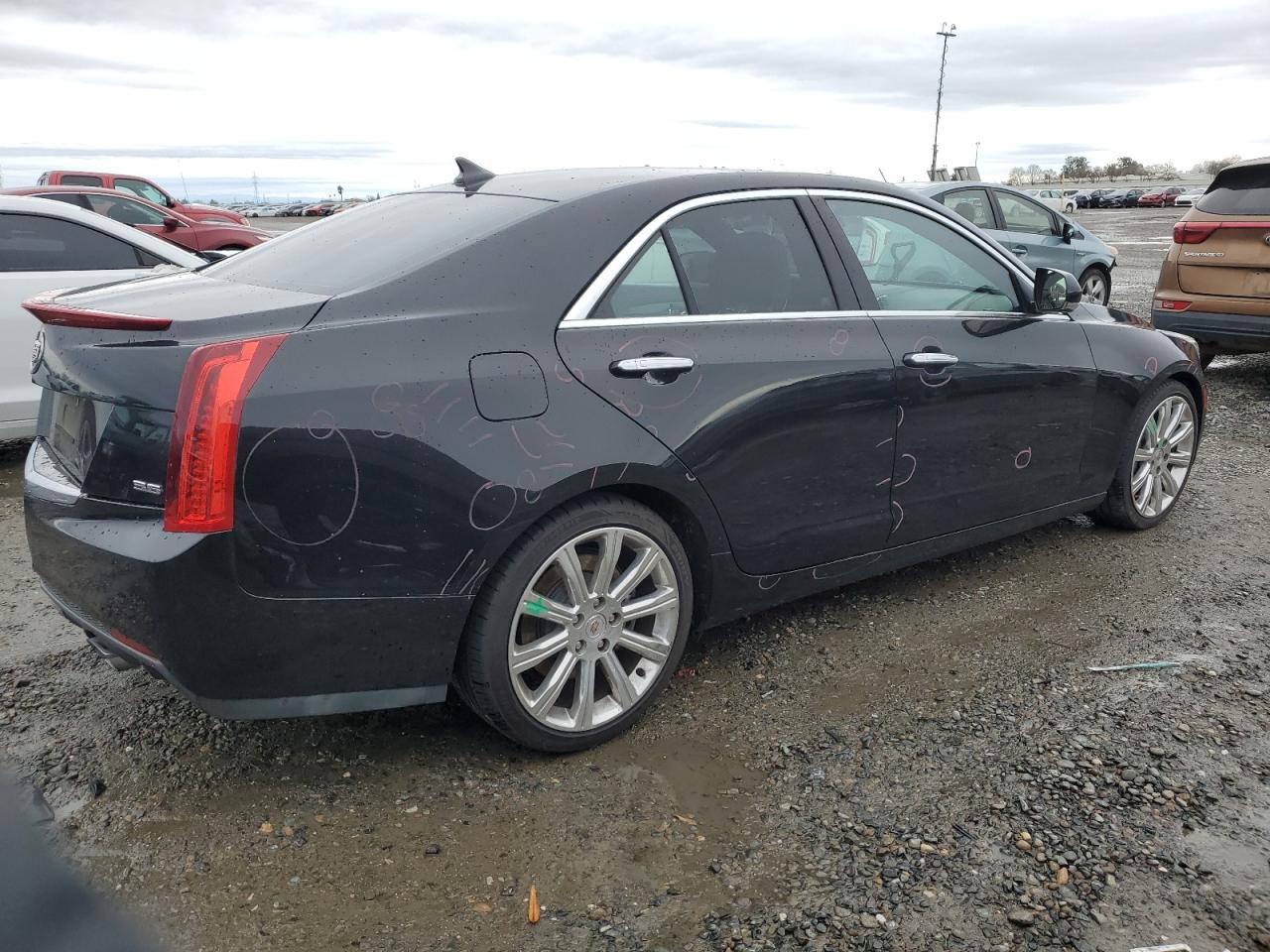 2013 Cadillac ATS VIN 1G6AB5R30D0177309 Copart auction photo, front end damage thumbnail 3