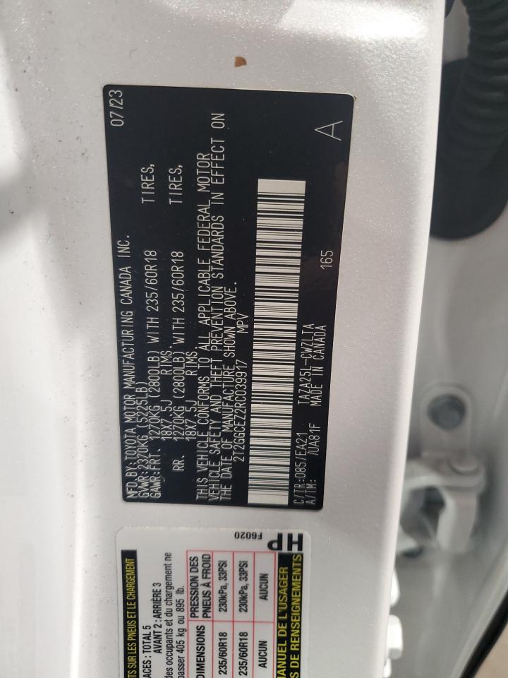 2024 Lexus NX VIN 2T2GGCEZ2RC039917 Copart auction photo, mechanical / front end damage thumbnail 13