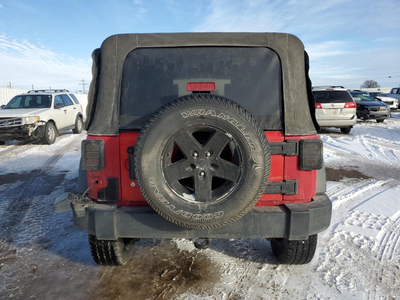 2008 Jeep Wrangler VIN 1J4GA39158L619139 Copart auction photo, all over damage thumbnail 6