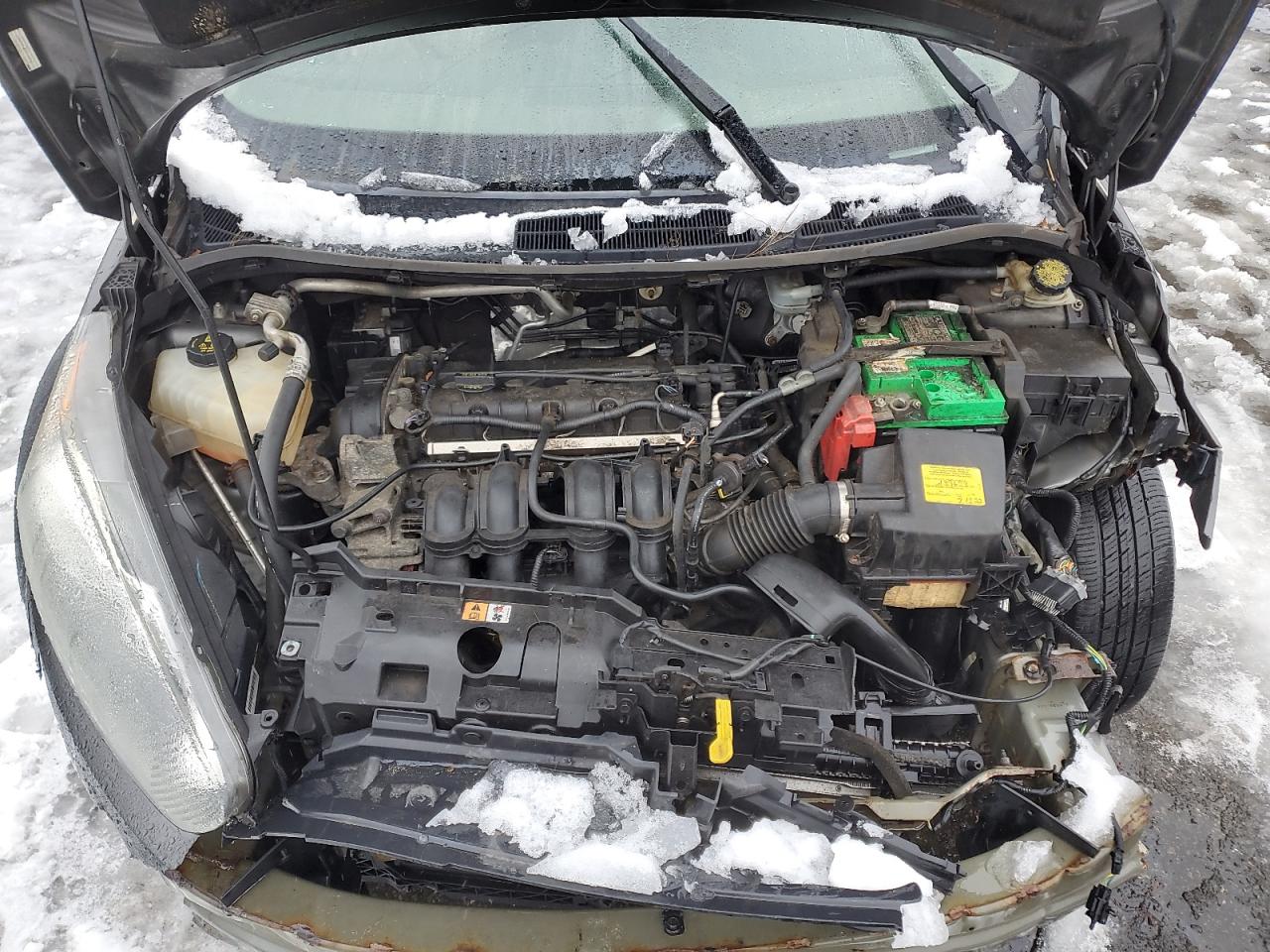 2015 Ford Fiesta VIN 3FADP4EJ7FM222861 Copart auction photo, front end damage thumbnail 11