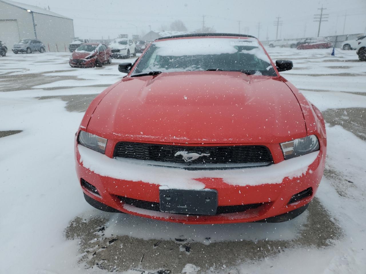 2012 Ford Mustang VIN 1ZVBP8EM4C5270660 Copart auction photo, side / front end damage thumbnail 5