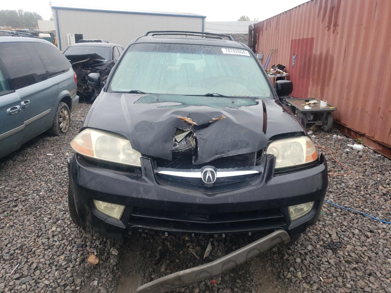 2002 Acura MDX VIN 2HNYD18652H508172 Copart auction photo, front end / rear end damage thumbnail 5