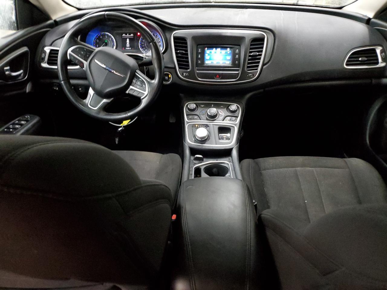2015 Chrysler 200 VIN 1C3CCCAB0FN657256 Copart auction photo, front end / side damage thumbnail 8