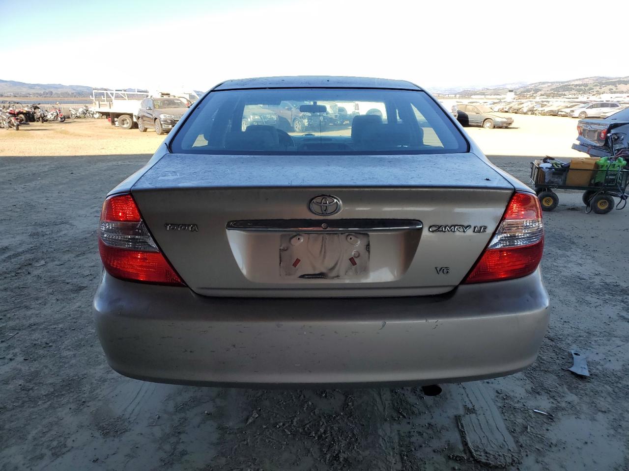 2002 Toyota Camry VIN 4T1BF30K92U016683 Copart auction photo, side damage thumbnail 6