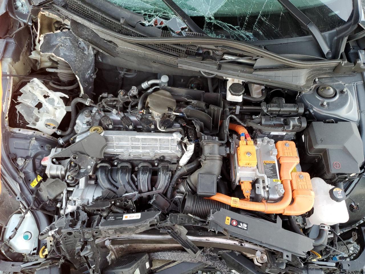 2021 Hyundai Elantra VIN KMHLM4AJ9MU004011 Copart auction photo, front end / rear end damage thumbnail 12