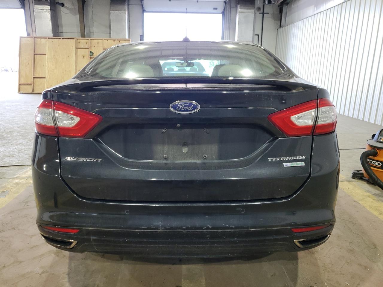 2014 Ford Fusion VIN 3FA6P0K93ER358157 Copart auction photo, front end / side damage thumbnail 6