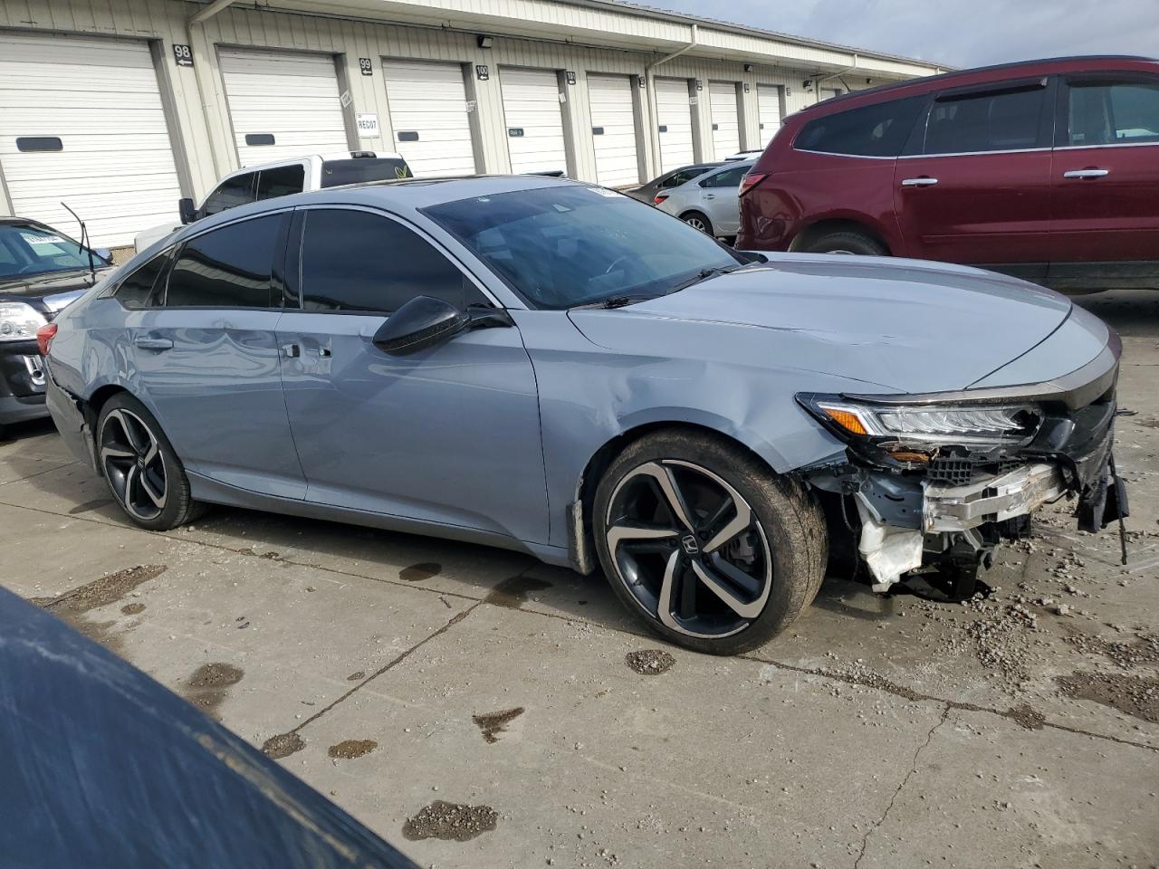 2021 Honda Accord VIN 1HGCV2F36MA012280 Copart auction photo, all over / undercarriage damage thumbnail 4