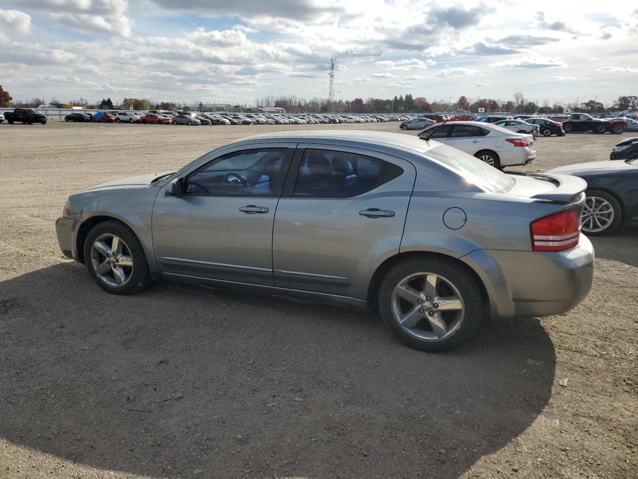 2008 Dodge Avenger VIN 1B3LC76M68N193813 Copart auction photo, front end / side damage thumbnail 2