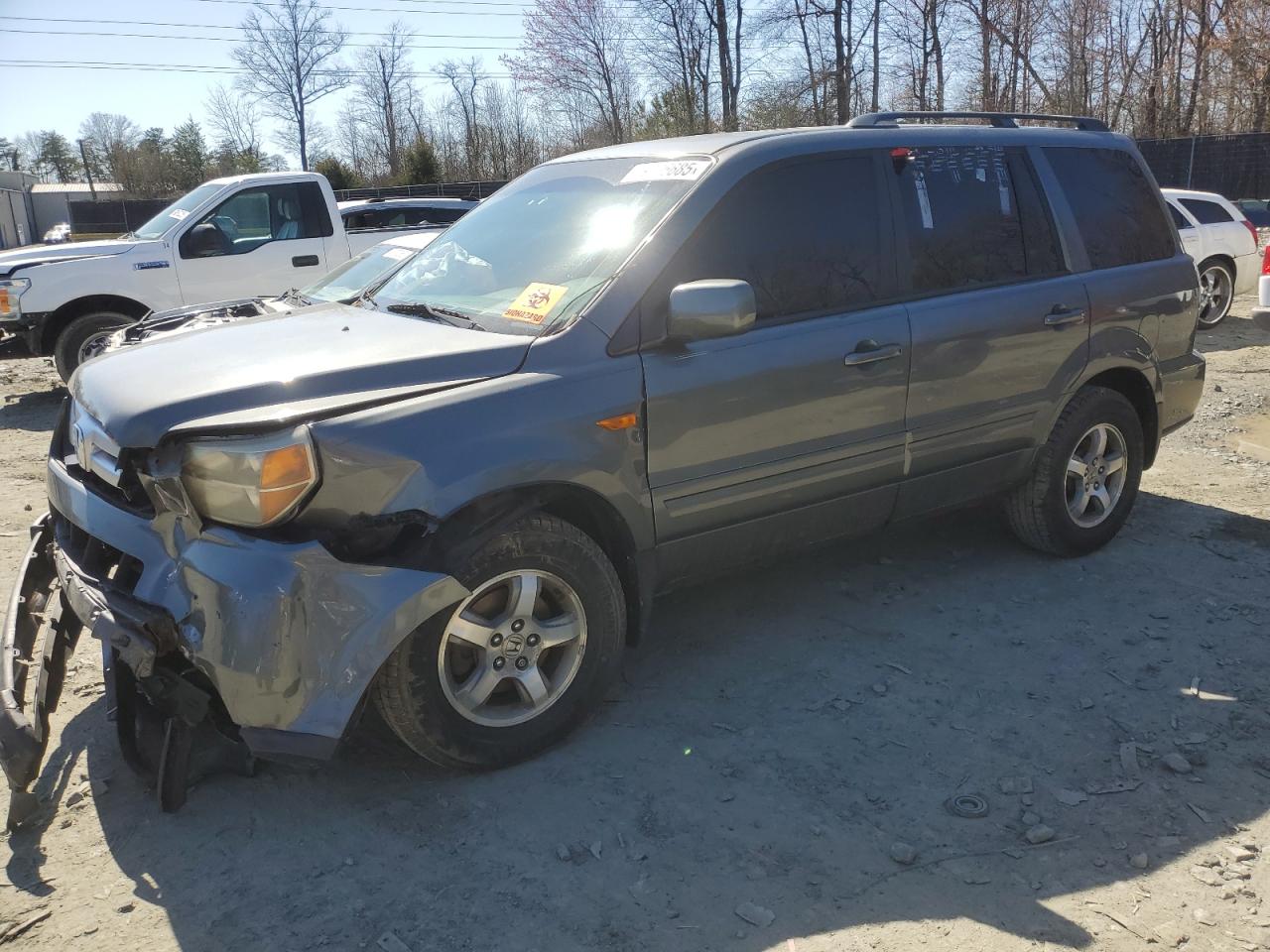 2007 Honda Pilot VIN 5FNYF28697B022340 - Copart auction photo