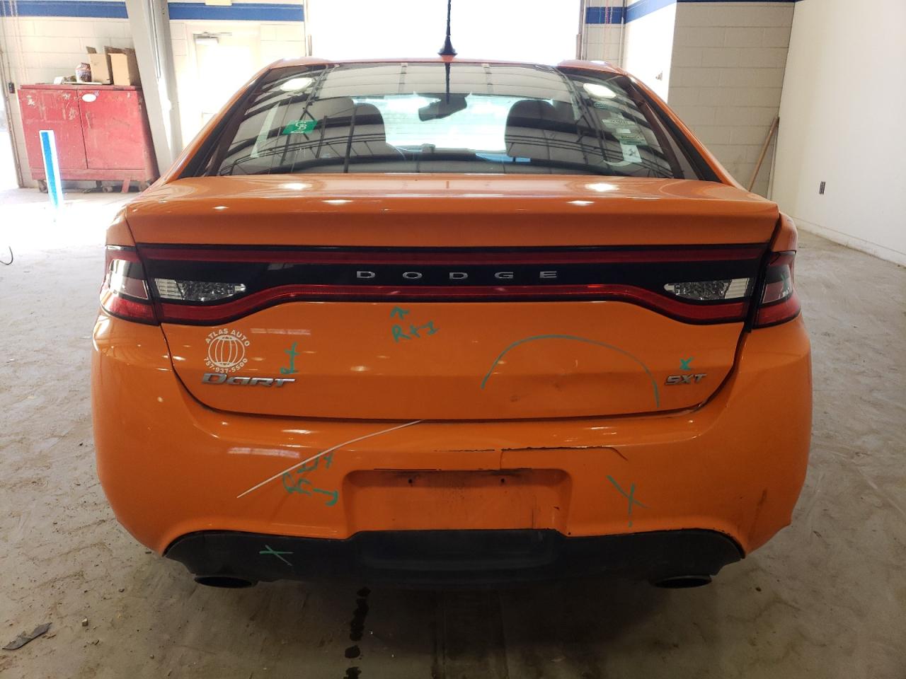 2013 Dodge Dart VIN 1C3CDFBA7DD298222 Copart auction photo, side / rear end damage thumbnail 6