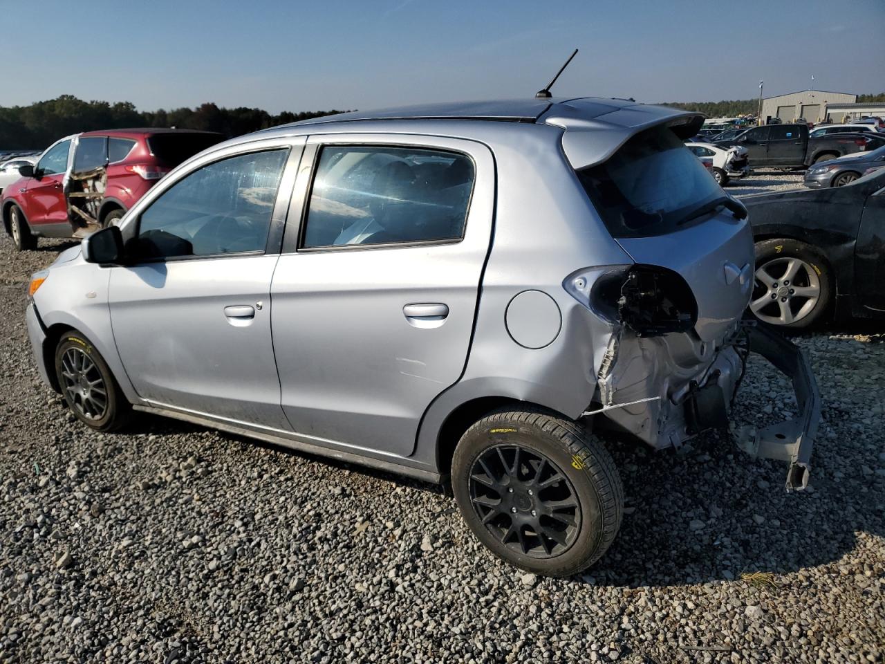 2022 Mitsubishi Mirage VIN ML32AUHJ2NH003245 Copart auction photo, front end / rear end damage thumbnail 2