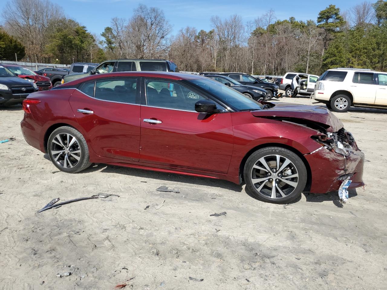 2018 Nissan Maxima VIN 1N4AA6AP8JC398502 Copart auction photo, front end damage thumbnail 4