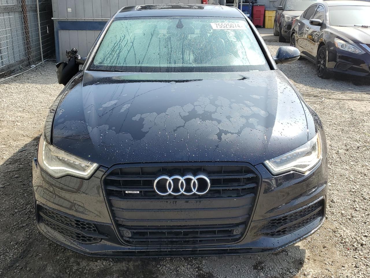 2014 Audi A6 VIN WAUHGAFC9EN057648 Copart auction photo, front end damage thumbnail 5