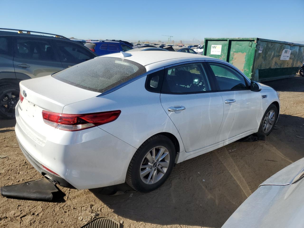 2018 KIA Optima VIN 5XXGT4L3XJG239204 Copart auction photo, normal wear damage thumbnail 3